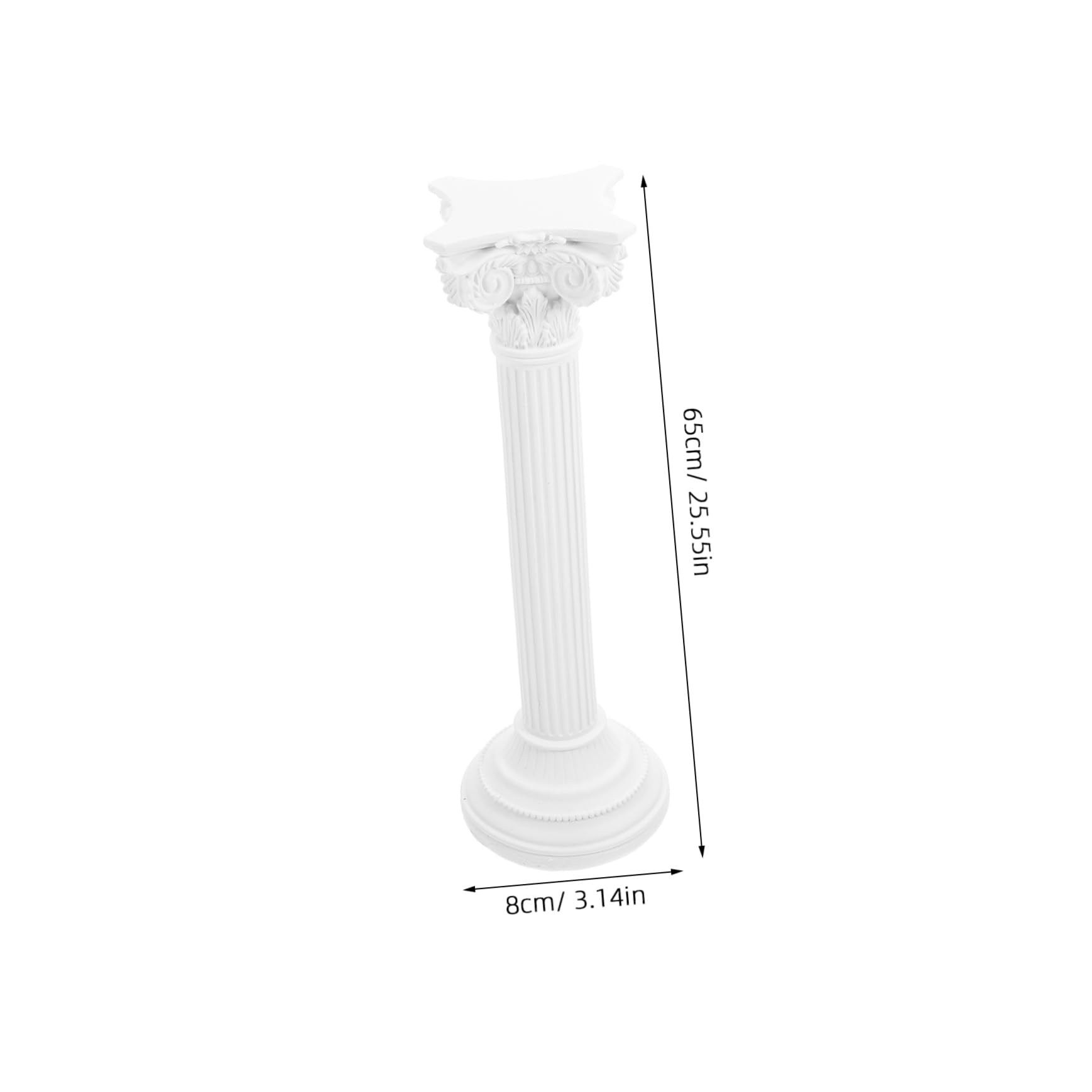 HANABASS Statua Romana da Tavolo in Resina, Scultura Pilastro Romano Decorativo per Arredamento Casa, Oggetto di Scena per Foto, Accentuazione Elegante per Soggiorno e Ufficio