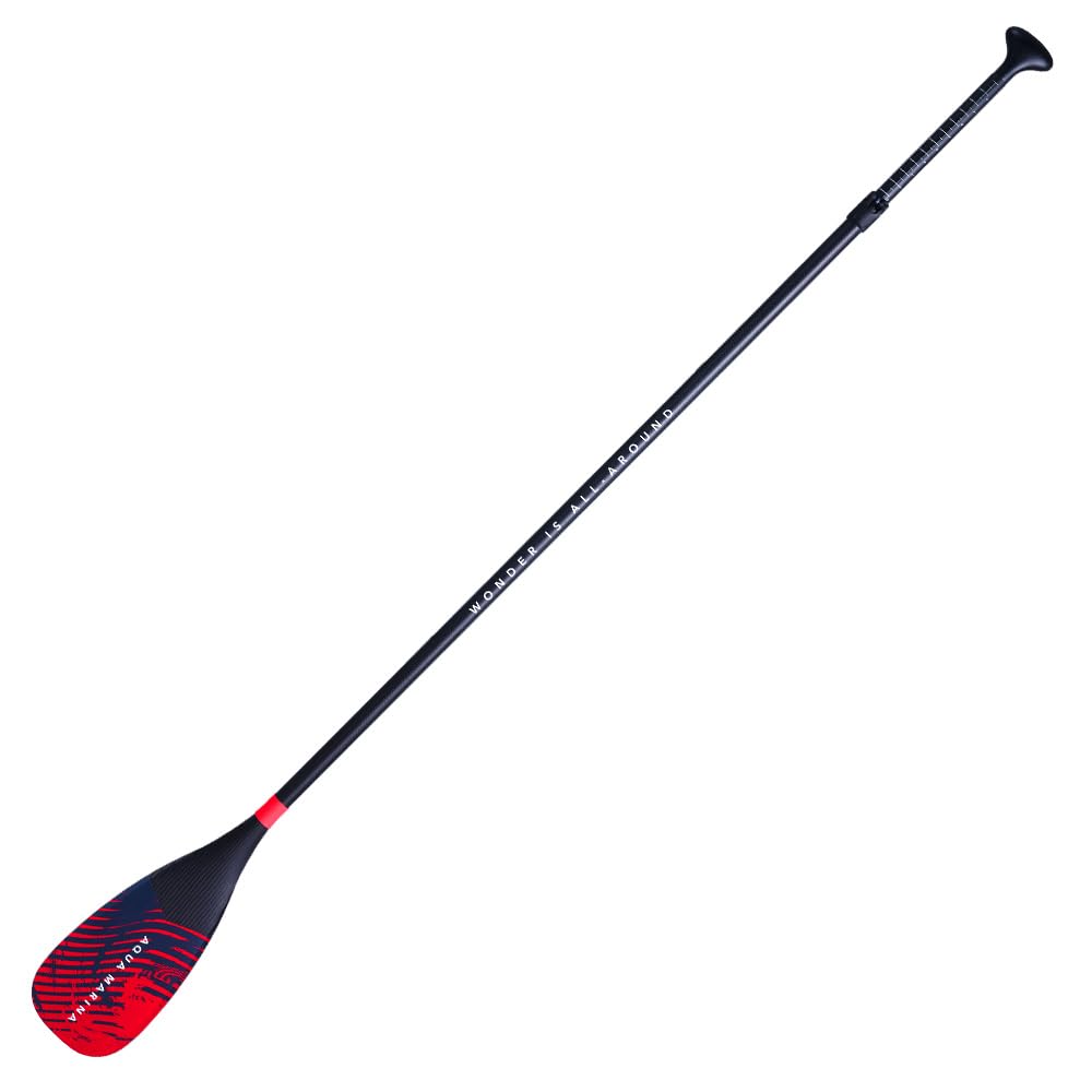 AQUA MARINA CARBON Y CARBON Y CARBON WY - Pala de carbono para tabla de surf de remo de 180-240 cm (3 secciones) B0304613