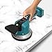 Tile Vibration Leveling Machine Portable Adjustable Speed 16000rpm Tiler Vibrator Tool w/Ten Suction Cup Digital Display Lock for Floor Tile Wall 5.7inch Suction Pad (Battery NOT Included)