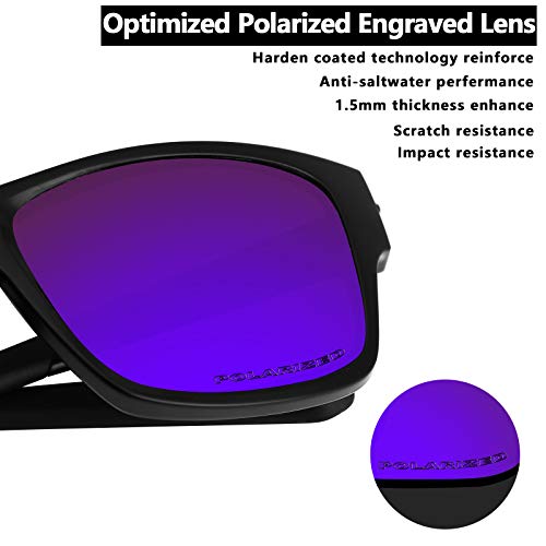 Image of Alphax Polarized Replacement Lenses for Oakley Flak 2.0 OO9295 59mm Sunglasses | Glare Reduction | Precision Cutting