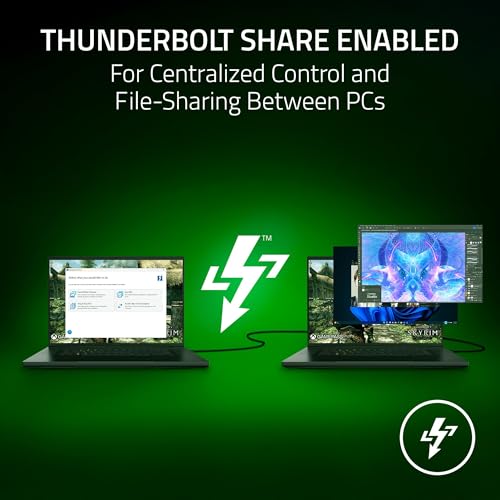 Image of Razer Thunderbolt 5 Dock Chroma: 10 Ports w /M.2 Storage Slot - Triple 4K Displays at 144 Hz or Single 8K at 60 Hz - Thunderbolt Share Enabled - 140W Power Delivery - Connect 3 TB5 Devices - Black