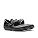 Clarks Collection Women's Ashland Elayne Mary Jane Flat, Black Tumbled Leather, 7.5 Medium US
