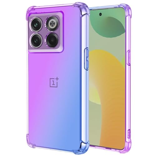 Coque TPU OnePlus 10T 5G fine antichoc violet bleu CPH2415