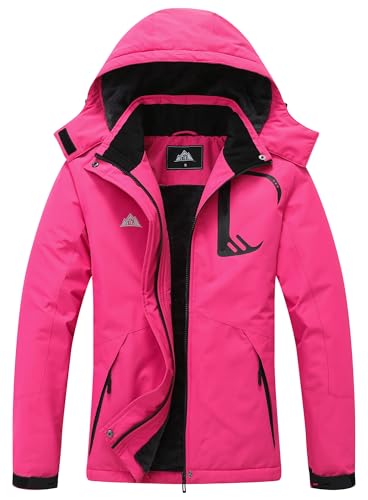 MOERDENG Women's Snow Ski Jacket Warm Winter Coat Waterproof Snowboarding Jacket Mountain Hiking...