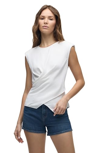 T-Shirt sans Manches Hudson à épaules rembourrées pour en finir avec les hauts sans forme