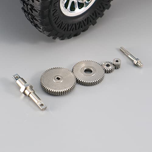 RCAWD SCX24 Transmission Gears Gearbox Axle Kit for Axial 1/24 SCX24 Series Upgrades Part