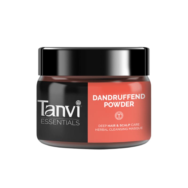 Tanvi Herbals Tanvi Essentials Unisex Herbal Dandruffend Powder | Natural Dhatra Khuskhus Yashtimadhu Koshtha Blend Cleanser Masque for Hair and Scalp (40g, Pack of 1)-image-38