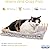 MORA PETS Cat Bed Self Heating Pet Pads Dog Blanket Ultra Warm Self Heated Cat Dog Bed Pet Thermal Mat Reversible Helps with Arthritis 70 x 47 cm