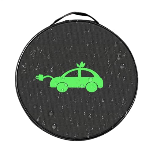 EV Charging Cable Bag – Waterproof Storage Case, Jumper Bag, Large Capacity Organizer | Heavy-duty Oxford Material Dustproof Protection Design Compact Easy Carrying Vehicle Garage Travel