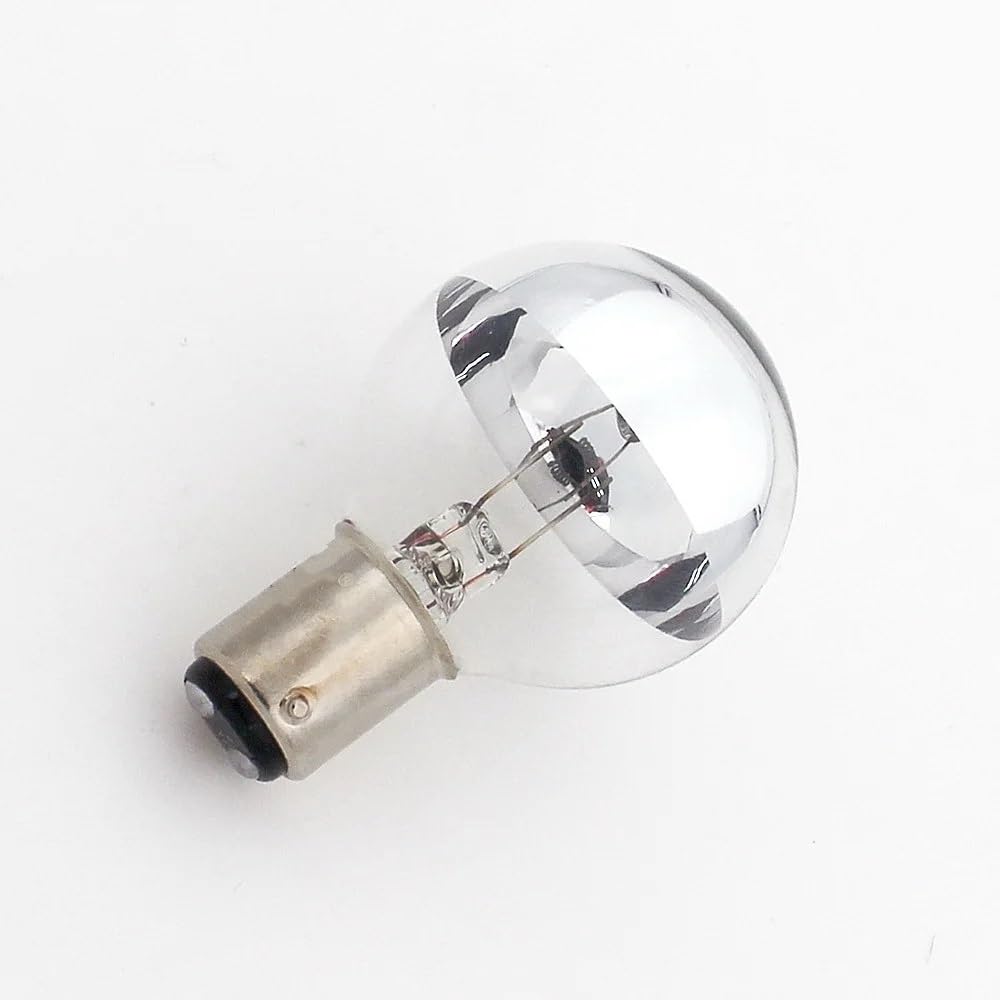 DN-60254 H-016164 24V 25W BA15d Half Silver Bowl Incandescent Light Bulb(1 Piece)