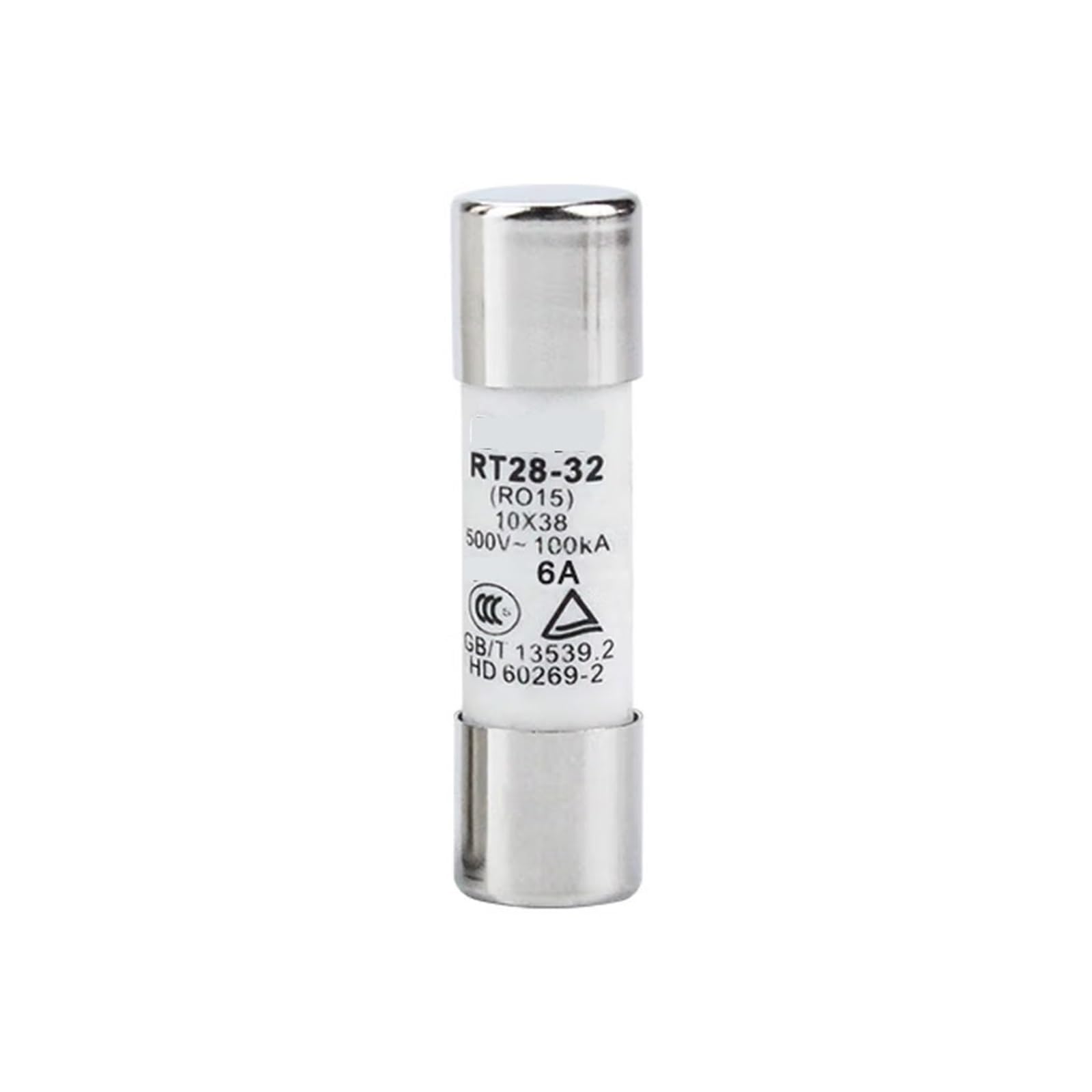 Fusible de tapa cilíndrica RT28-32 6A modelo RO15 para protección eléctrica 3