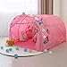 Children Bed Tent Game, Dream Tents Bed Canopy Shelter Cabin, Indoor Privacy Portable Aby Toddlers Playhouse with Double Net Curtain for Bedroom Decor Indoor Games