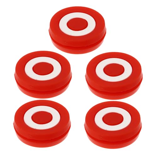 Kisangel 5 Pcs Silicone Tennis Racket Dampeners for Kids Target Shock Absorbers for Tennis Rackets Vibration Dampeners Funny Tennis Dampeners for Racket