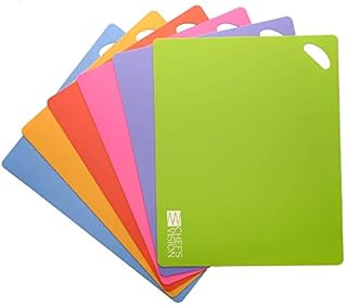 Slice Bright Flexible Cutting Mats are The Safer, Smarter, Faster and Easier Way to Prepare Your Food. Set of six Colorful mats. from The Chefs Vision Kitchen to Yours.