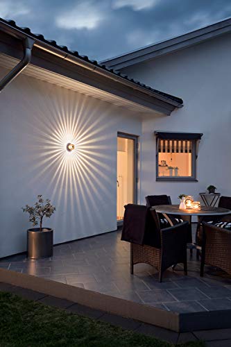 Konstsmide Lampada A Muro Da Esterno A Led Color Bronzo Monza - 4