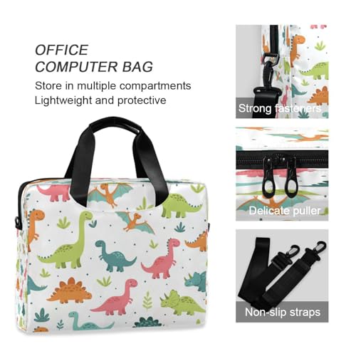 Bolso para portátil con diseño de dinosaurio para oficina miniatura 6