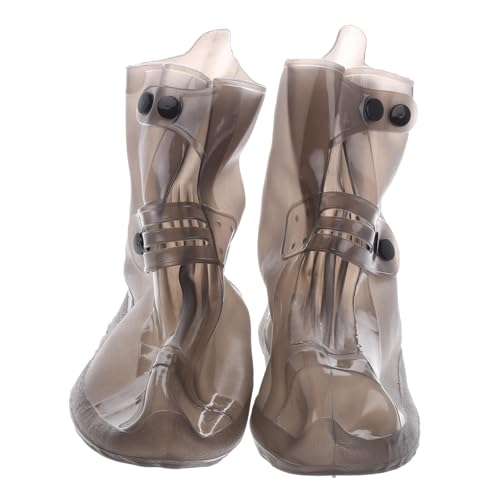 Cubiertas impermeables para botas GANAZONO, 1 par, para mujer y hombre, protector de calzado, cubrebotas antideslizantes para deportes miniatura 1