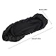 Fdit 2er Set Büro Stuhl Arm Abdeckungen, Armlehnenbezüge für Bürostühle Polyester Stoff Armlehne Pad Elastic Protector Home Stuhl Waschbar Armlehne Cover Protector (Schwarz)