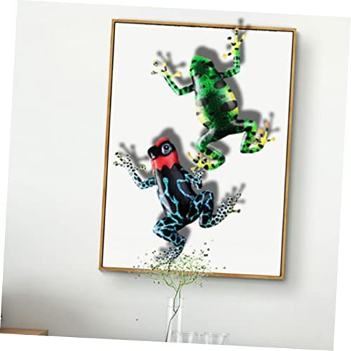 5Pcs Frog Wall Decor Vintage Home Decor Home Decoration Outdoor Ornament Garden Frog Statue Iron Wall Art Frogs Frog Figurine Iron Frog Garden Frog Decoration Frog Ornament Indoor #TOP2