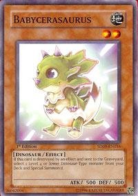 Yu-Gi-Oh! - Babycerasaurus (SD09-EN016) - Structure Deck 9: Dinosaur's Rage - 1st Edition