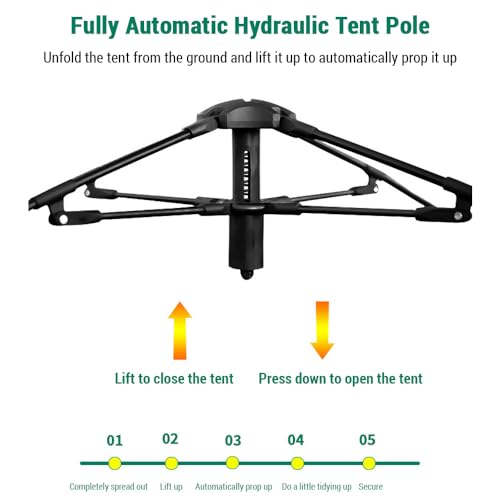 Carpa automática impermeable para camping 3-4 personas miniatura 7