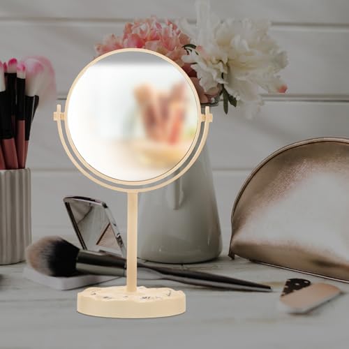 Ipetboom espejo vintage redondo doble cara miniatura 4