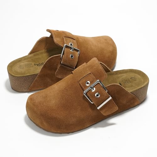 Image of Project Cloud Clogs for Women Footwear - Memory Foam and Non-Slip Platform Wedges Heels for Women Mules & Clogs 2026 - Comfortable Stylish Slip-On with Adjustable Straps (Rhona)