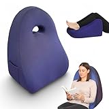 Panteka Coussin de Lecture   Dossier de Lecture pour lit et canapé   Mousse orthopédique à mémoire de Forme   Design Triangulaire Ergonomique   Position Naturelle   Soutien Dos et lombaires