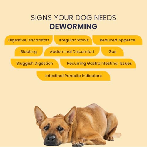 Image of FUR BALL STORY Worm Care Deworming Tablets for Dogs & Cats | Supports Gut Health & Digestion for Dogs & Cats Suitable for All Breeds, 10 Tablets (Pack of 3)