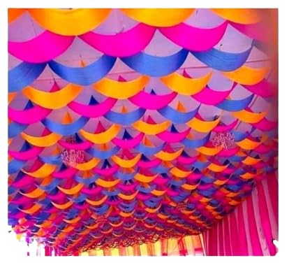 Tent Ceiling Taiwan & Lycra Easy Setup Spacious Stylish and Durable for Memorable Gatherings Weddings and Special Occasions (15 * 15 Feet_Multicolor)-image-14