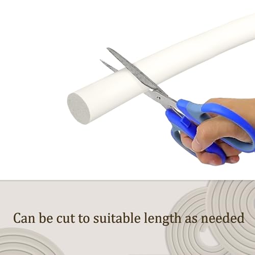 Storystore Backer Rod, 1/2" Diameter x 16.4' Length White EPDM Rubber Caulk Saver for Gaps and Weather Stripping Door Seal, Concrete Expansion Joint Filler by Storystore - Image 6