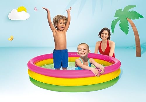 Image of Inflatable Pools Multicolor for Bath and Swimming (5 FT + Pump)