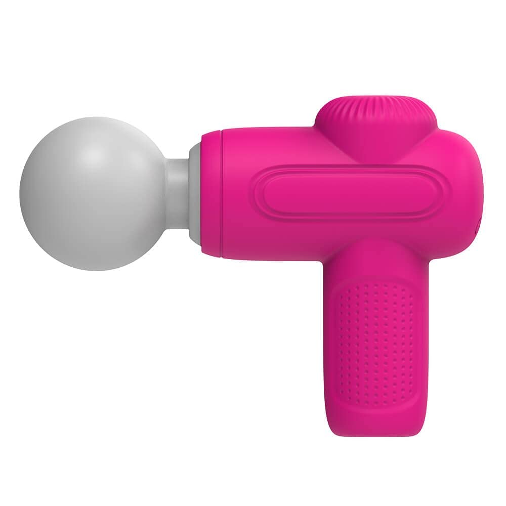 FARSH Mini Massage Gun,Quiet Portable Handheld Waterproof Massager Gun with 10 Speeds-Bright Red