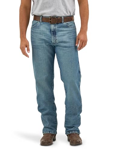 Wrangler Men's Cowboy Cut Original Fit Vintage Wash Jean, Faded Tint, 38 x 32 - image 1