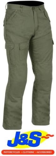 Red Route 007 Mens Cargo Jeans Khaki 
