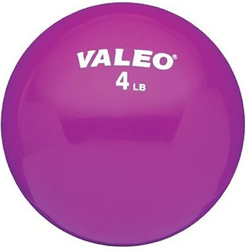 Valeo Pelota de fitness con cubierta de vinilo suave