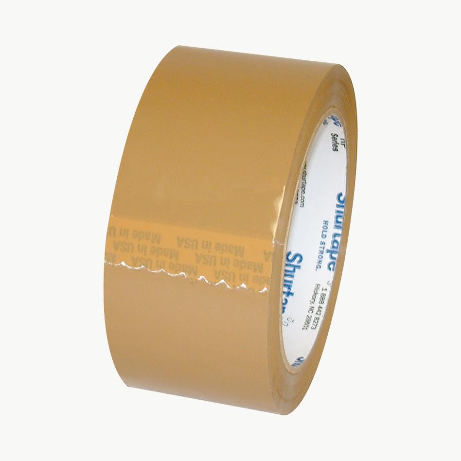 Shurtape Cinta de embalaje de grado resistente HP-500TAN255 HP-500 2" x 55 yardas, marrón