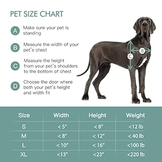 Baboni Pet Door for Wall,3-Flap,Steel Frame and Telescoping Tunnel, Aluminum Lock, Double Flap Dog Door and Cat Door, Strong and Durable (Pets Up to 100 Lb) -Large