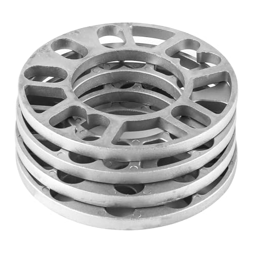 Laroal Paquete de 4 espaciadores de Rueda de 10 mm, calzas de aleación de Aluminio, Espaciador Universal de 4 y 5 Pernos, diámetro Central de 78 mm, PCD de 100 mm a 120 mm