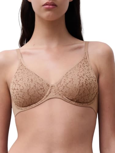 Chantelle Sutiã feminino moldado Norah, Café com leite, 34F