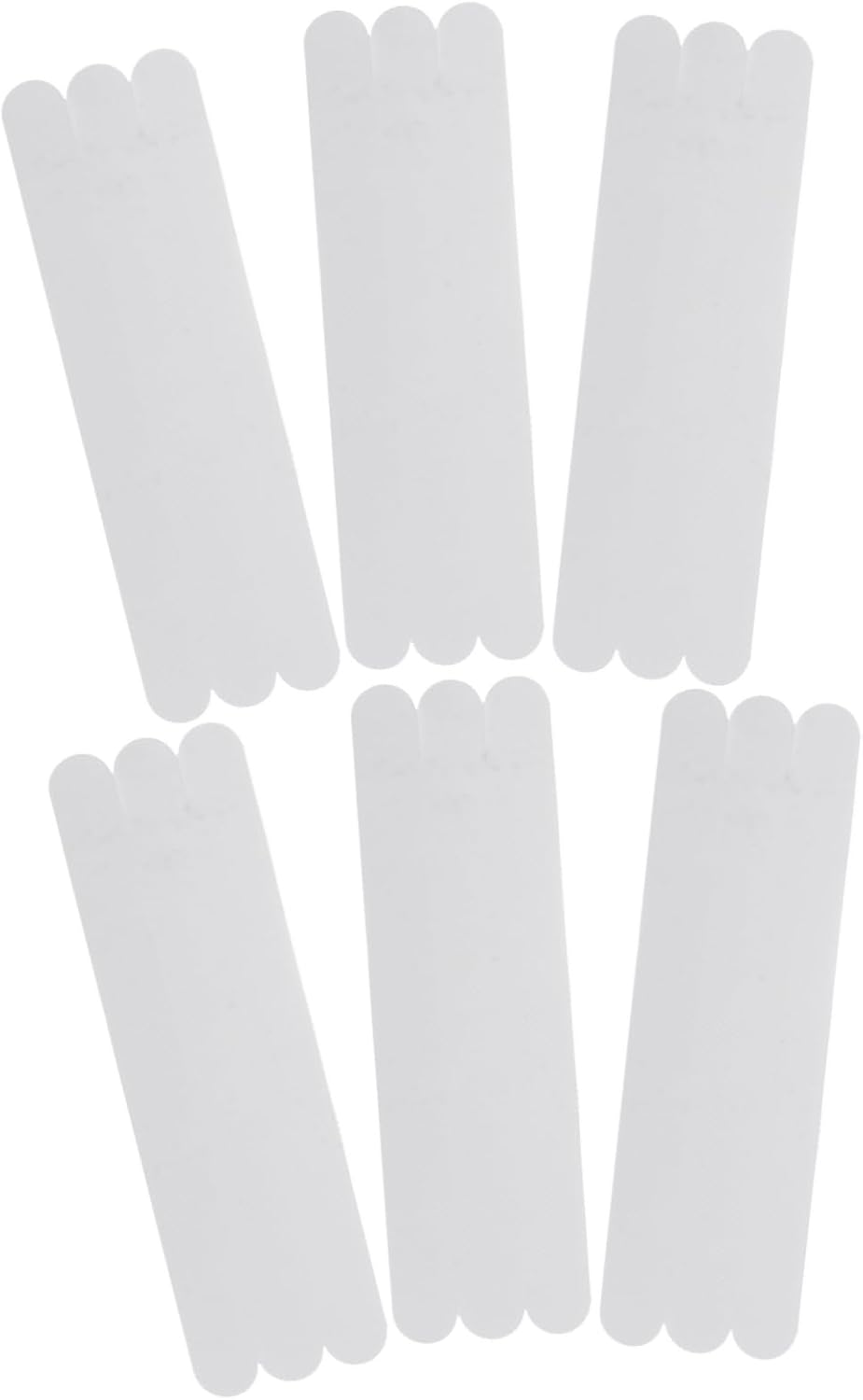 6pcs Slip Strips for Bathtub and Shower Safety Transparent Non Slip Stickers and for Floors Stairs and Bathroom Use