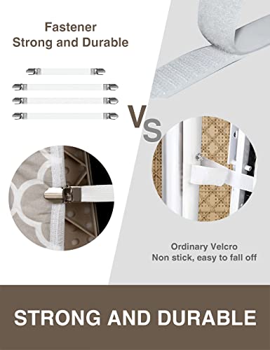 Sunkloof Extra Wide Ironing Board Cover And Pad,18X49 Reflective Silicone Ironing Board Cover,Resist Scorching And Staining,4 Fasteners,Elastic Edges,Large Protective Scorch Mesh Cloth,18X49In thumb #3