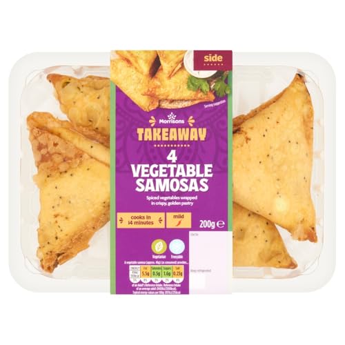 Morrisons 4 Vegetable Samosas 200g