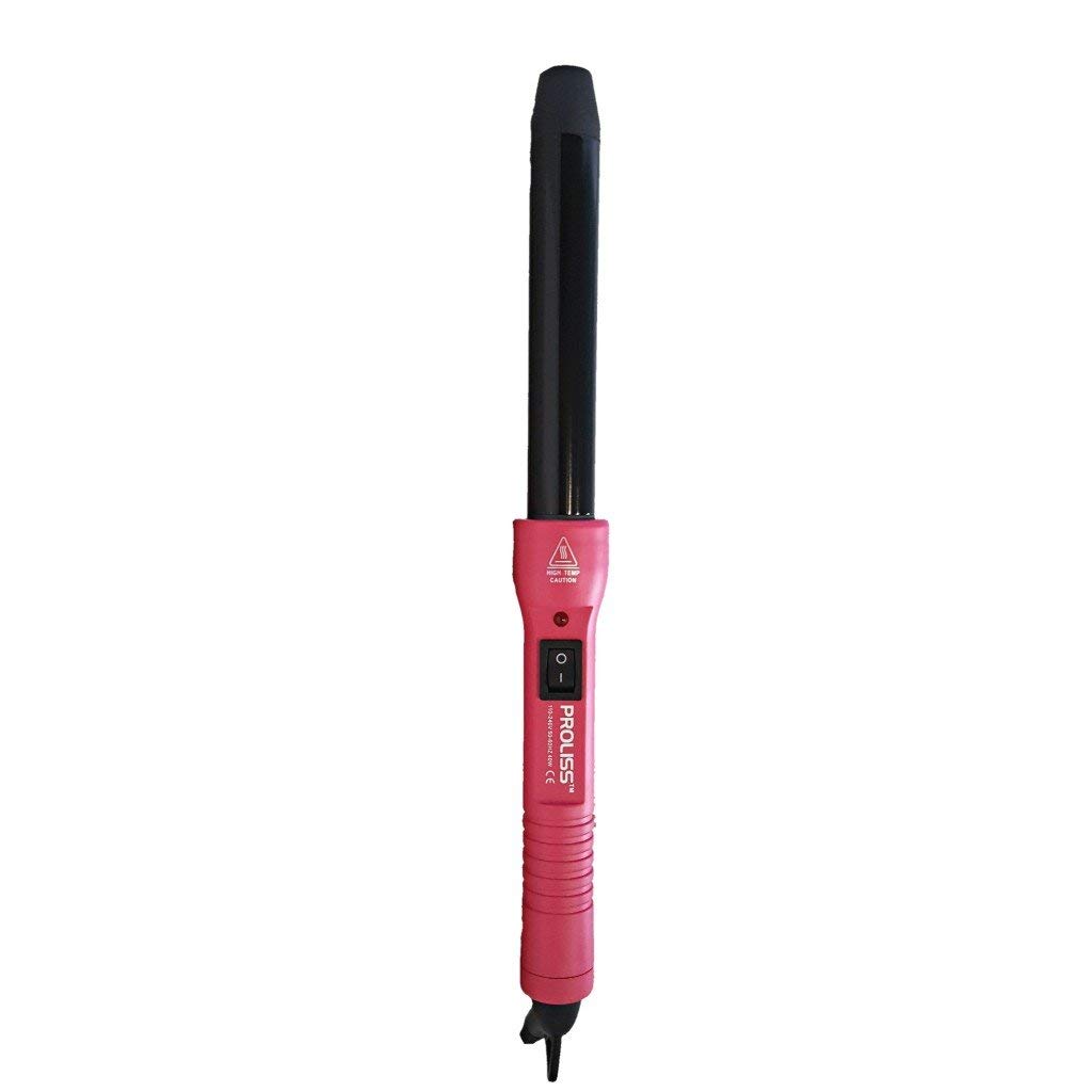 Twister Pink Print 25mm Tourmaline Ceramic Curling Iron with Glove