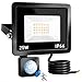BEWEGUNGSMELDER günstig Kaufen-Brightown Led Strahler Mit Bewegungsmelder, 20W LED Fluter,IP66 wasserdicht mit 24 LEDs, 2200LM Außenstrahler 6000K Kaltweiß Scheinwerfer, ideal für Garten Lagerhaus Spielplatz Hinterhof