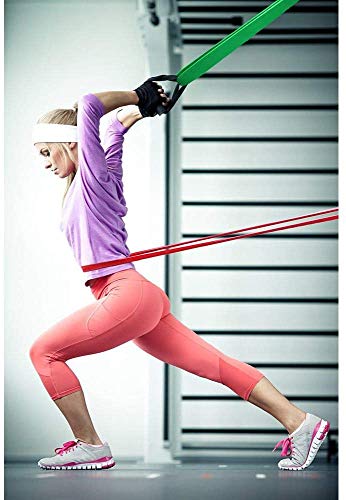 Elástico Extensor para Exercícios, 208cm, 3 peças