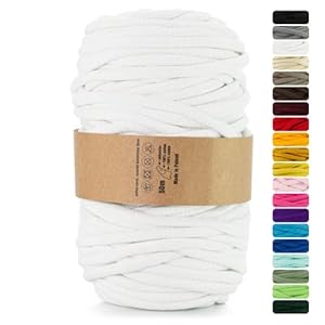 Netuno 1x Makramee-Garn Weiß 9 mm 50 m