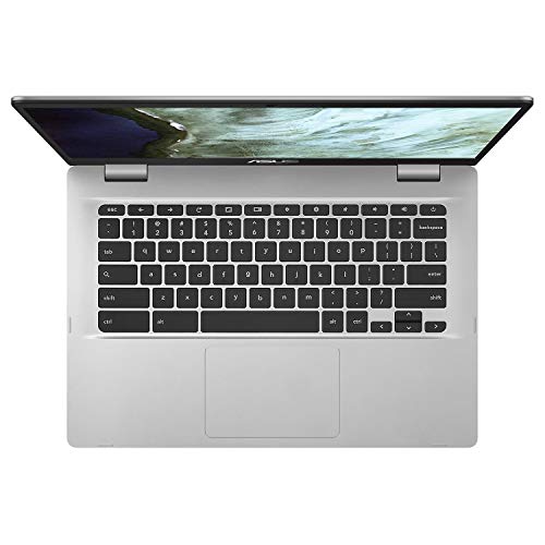 Image of ASUS Chromebook C423NA-EC0342 14 inch FHD Touchscreen Laptop (Celeron N3550, 4GB RAM, 32GB EMMC, Chrome OS) French QWERTY Keyboard