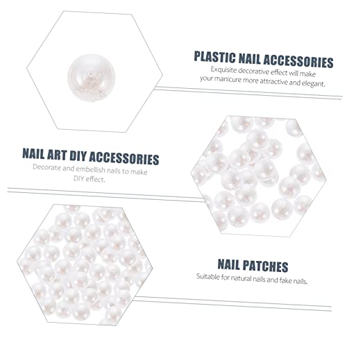 Perles plastiques pour nail art légères et résistantes en lot de 50000 unités - 3