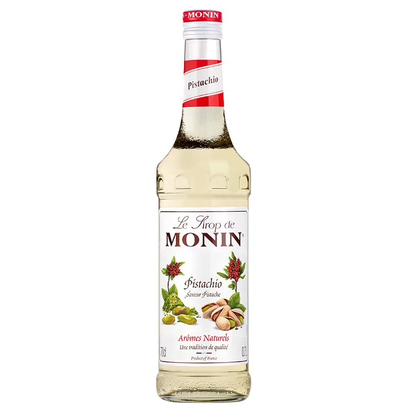 Pistachio Coffee Syrup 25cl Gourmet Nutty Flavour for Coffee Monin Milkshakes Baking and Cocktails